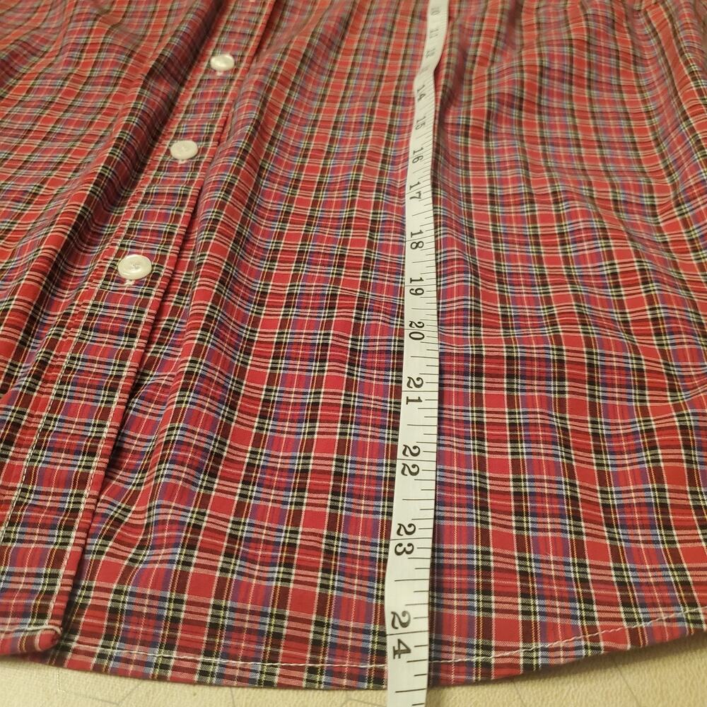 CLASSIC OUTDOOR VIBE! L.L. Bean Plaid Flannel Button Down - Picture 8 of 11